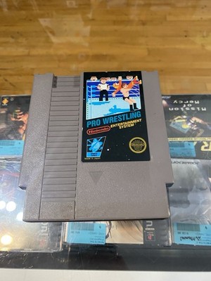 Pro Wrestling NES Nintendo Game Cartridge 3 Screw 1986 Authentic