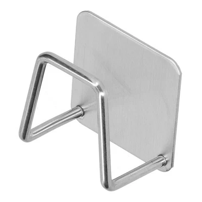 Stainless Steel Wall Mounted Drain Storage Rack For Kitchen Supplies - Image 1 of 4