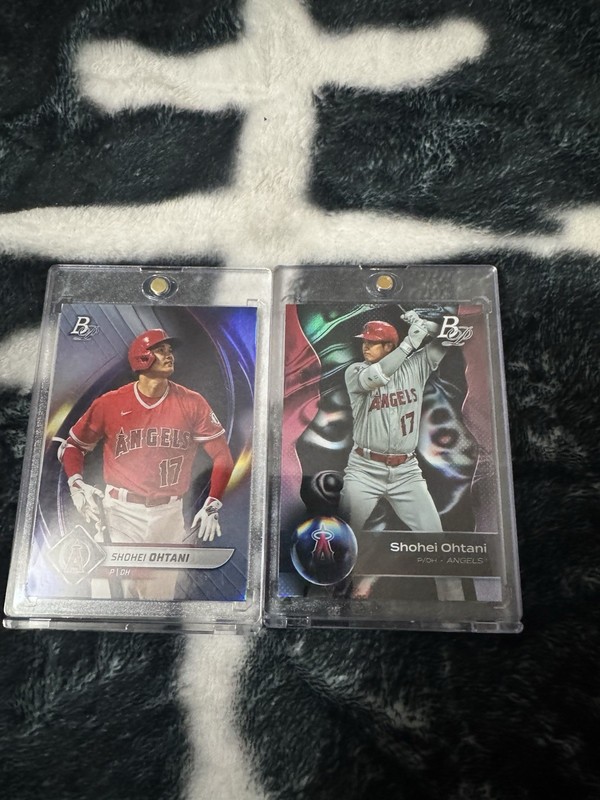 Shohei Ohtani Bowman Platinum 2 Card Lot