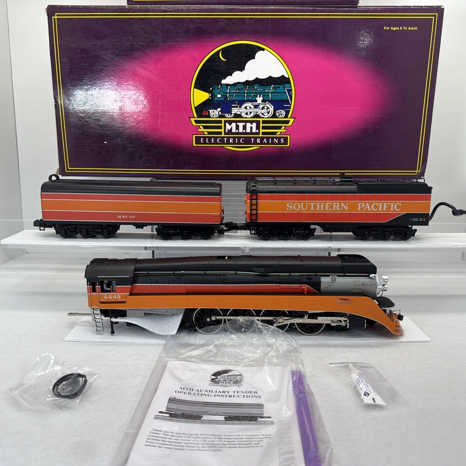 MTH Premier 20-3029-1 SP Daylight 4-8-4 GS-4 Used O UPGRADED PS.2 BCR + Aux 3037 - Image 2 of 4