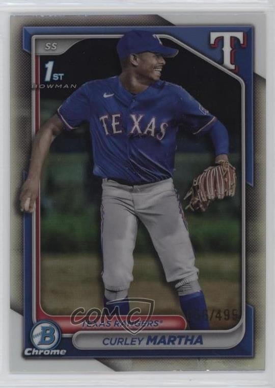 2024 Bowman Chrome Prospects Refractor /499 Curley Martha #BCP-168 0i87