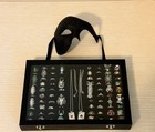 80-Piece Fashion Jewelry Collection + Phantom Mask + Display Case — photo 2