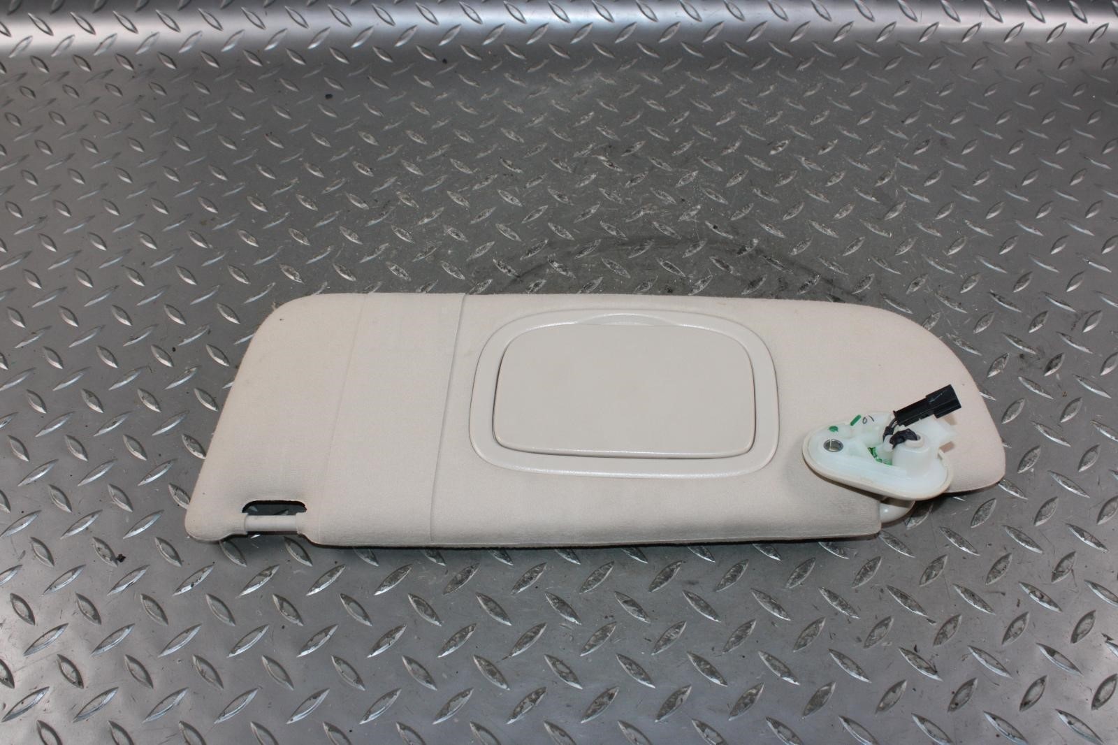 14-17 Ghibli Tan Suede Driver Side Left Interior Sunvisor Factory OEM OE WTY