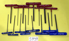 BLUE-POINT TOOLS 2 SETS 8 T-HANDLE HEX SAE & 8 T-HANDLE HEX METRIC WRENCHES