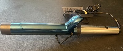 Babyliss Pro Titanium Spring Blue Curling Iron Tested Working Excellent 1.25''