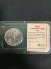 1988 American Silver Eagle UNC in Littleton Packaging