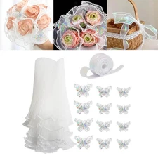 Bouquet Gift Wrapping Paper, Gift Wrapping Supplies, Flower Wrapping, Decorative