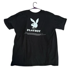 Playboy Graphic Print T-Shirt Adult Large Scientific Games Playmate Bunny Men XL