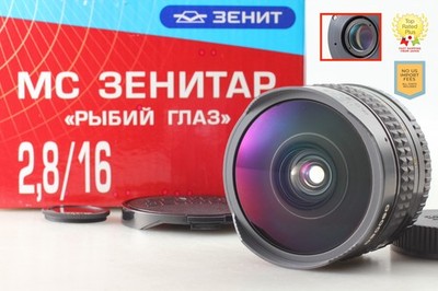 [Top MINT in Box] MC ZENITAR-K 16mm f2.8 Fish eye Ultra wide lens M42 From JAPAN