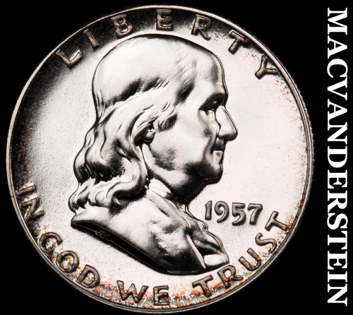 1957 Franklin Half Dollar- Silver Choice Gem Proof Luster #i2064