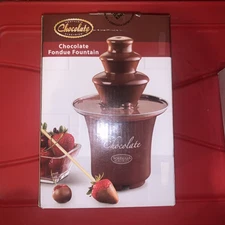 Nostalgia Electronics. Chocolate Fondue Fountain. Brand New! Sealed!