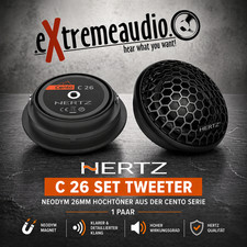 Hertz C 26 SET TWEETER Neodymium 26mm Tweeter...