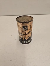 Vintage Manhattan Brewing Chicago Premium Beer OI IRTP Flat Top Can Bottom Open