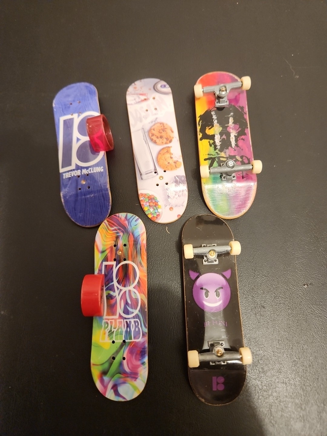 Tech Deck Lot 5 Used Fingerboards 18 Plan B McClung Joslin Bufoni Zero 2 Complet