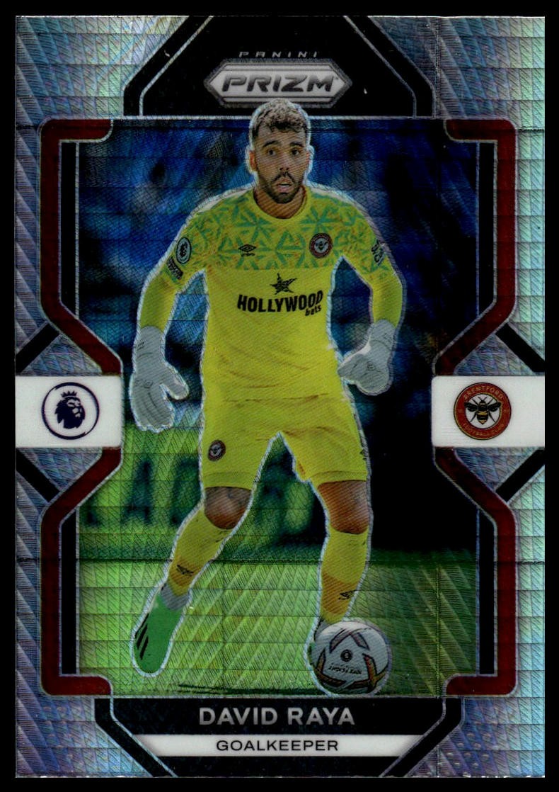 2022-23 Panini Prizm Premier League David Raya #32 Prizms Hyper