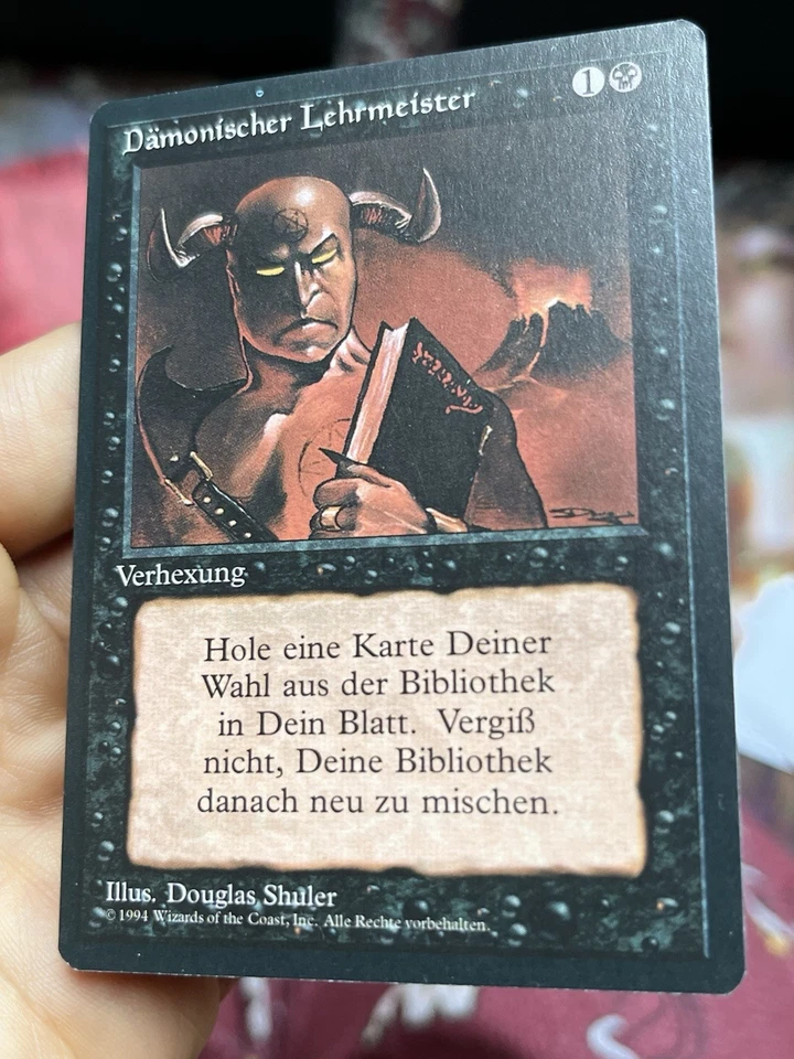 German FBB • Demonic Tutor • Pack Fresh • Mtg (1839) - Image 3 of 4
