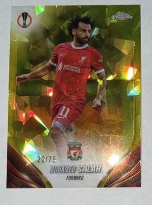 2023-24 Topps Chrome Uefa Club Competitions Sapphire Edition - Mohamed Salah /75