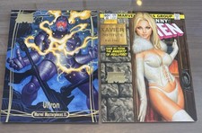 What If 2023 Skybox Marvel Masterpieces Gold Foil /1499 Lot Emma Frost + Ultron