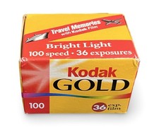 Sealed Kodak Gold 100 Film Color Prints Bright Light 35mm 24 Exp. 03/2004