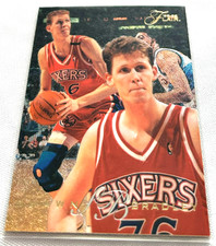 1995-96 Flair Basketball Shawn Bradley Philadelphia 76ers base card #101