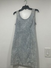 GUESS Women's Blue Denim Dress Size Medium