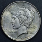 1922 $1 PEACE SILVER DOLLAR KM# 150 Grade: Choice BU A6019