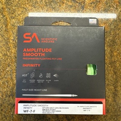 Scientific Anglers Amplitude Smooth Floating Fly Line 7wt Infinity Taper AST+