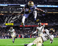 Jeremiyah Love Auto 8x10 Signed Notre Dame Fighting Irish Reprint Photo Leap