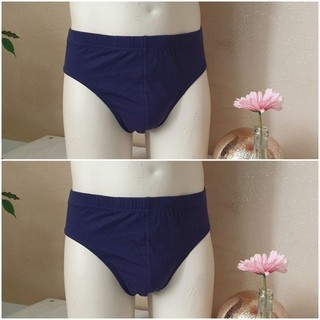 2 x Herren Slip Unterhose blau Gr. L (6) NEU