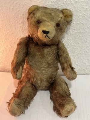 Alter Steiff Teddy Bär 34 cm Zustand für sein Alter Gut siehe Fotos 