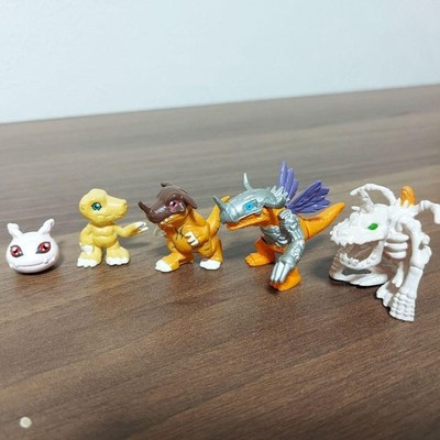 Digimon Mini Figur Agumon Greymon Evolution Bandai Figur Posten nur Artikel