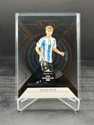 2025-26 Panini Noir FIFA World Cup Soccer Nico Paz 16/99 #6