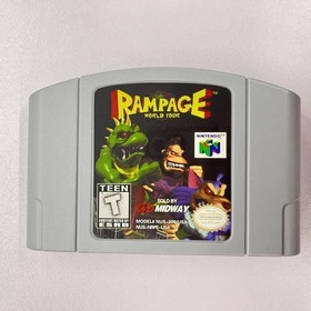 Rampage World Tour - Nintendo 64 (N64) Hard to find Perfect addition