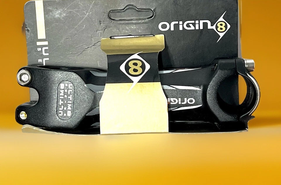 Origin8 Ultim8 1-1/8 Threadless Stem 110mm +/- 5 Degree Rise 26mm Clamp Black - Image 2 of 4