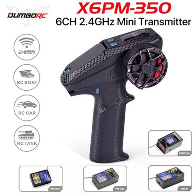 DUMBORC X6PM-350 6CH 2.4G RC Transmitter Receiver P6FG/P6FP/P4FMG/ Gyro for Cars