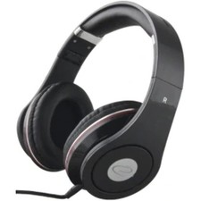 [EH141K] ESPERANZA Casque Audio RENELL Stéréo Filaire 3,5mm Câble de 5m Noir