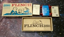 Vintage 1963 Flinch Card Game Parker Brothers Complete Deck With Box  Rulebook