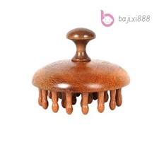 Wooden Comb Sandalwood Disc Massage Meridian Comb Comb Head Massager
