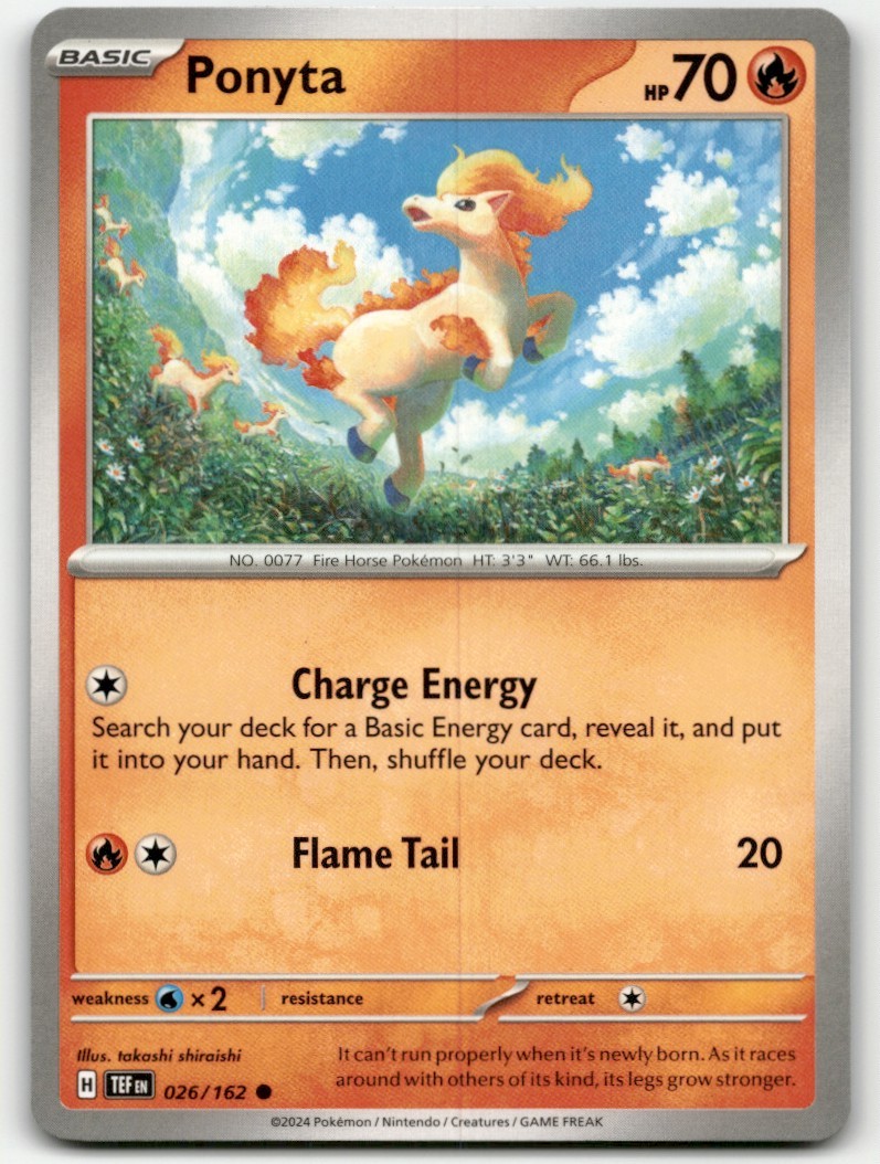 Pokemon TCG Card Scarlet & Violet Ponyta #26