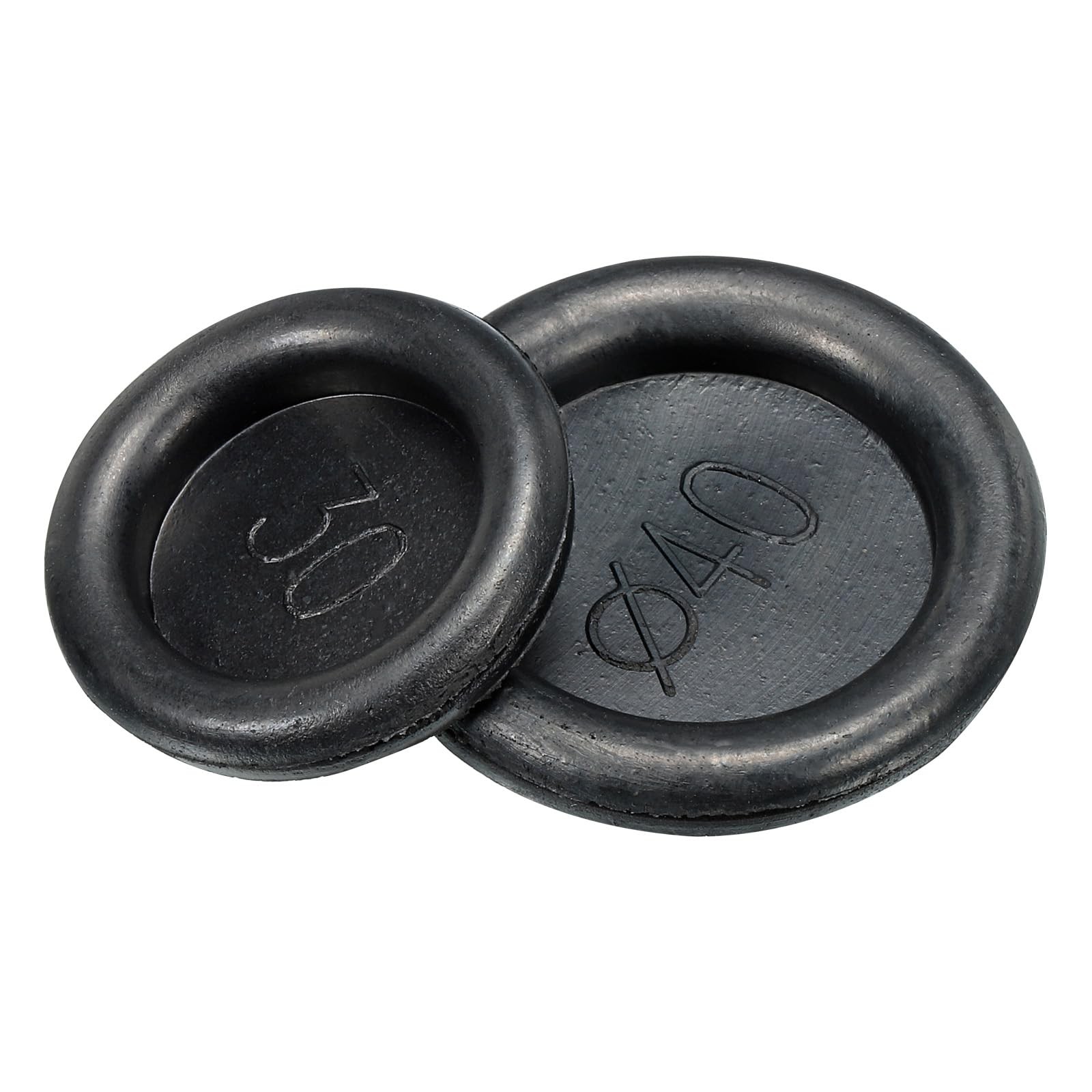 50 Pack Rubber Grommet Set 30mm and 40mm Mount Dia for Wire Protection