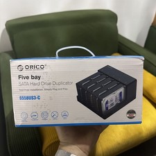 ORICO 6558US3-C Five Bay SATA Hard Drive Duplicator - NEW (Open Box)