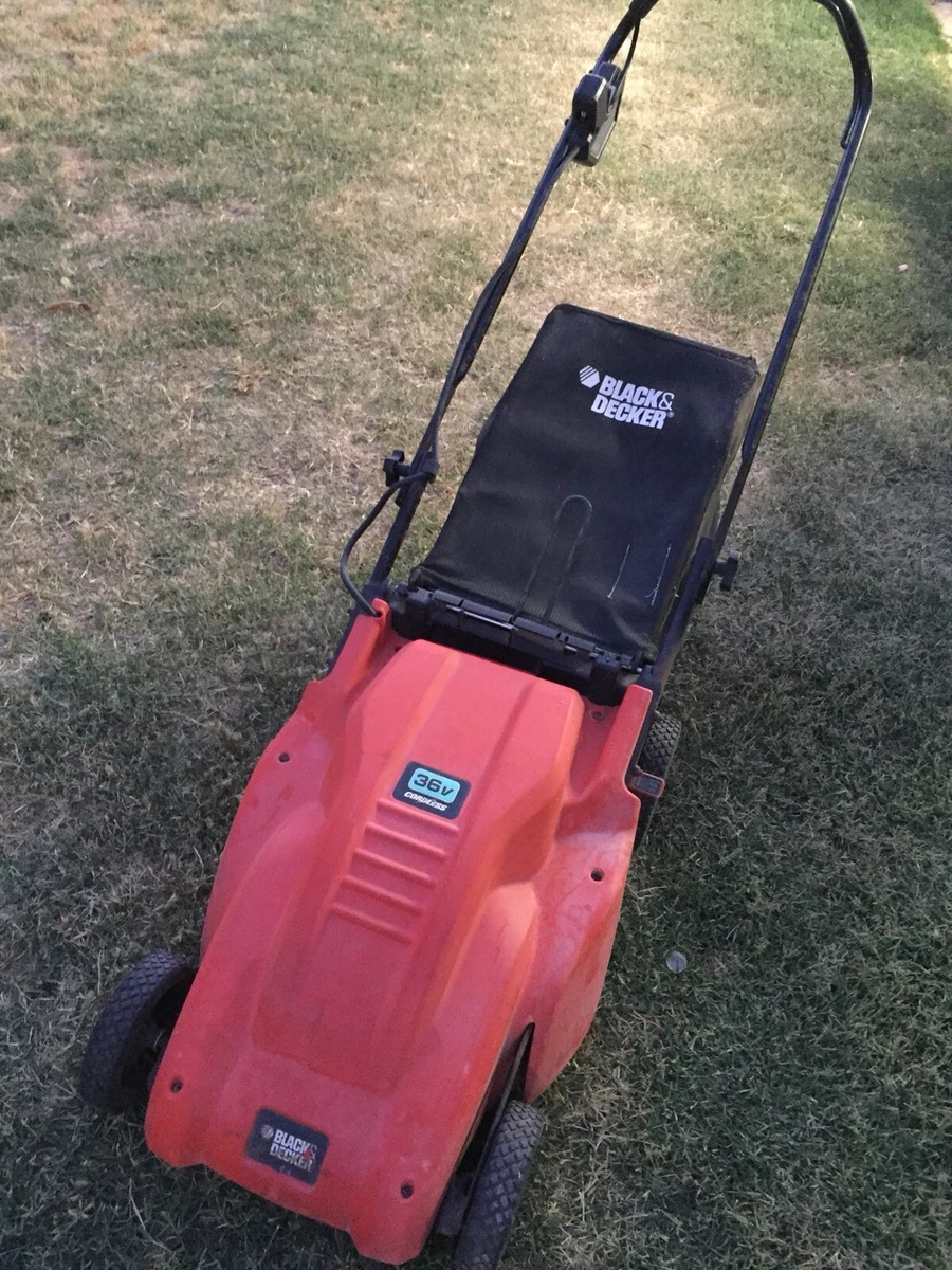 Black&Decker 19” 36Volt Cordless Lawnmower Charger Included 