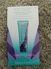 Moroccanoil Blonde Perfecting Purple Shampoo  .35 FL OZ/ 10 ml  Blond Hair