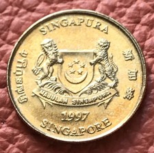 5 centów 1997 Singapur 🇸🇬 UNC - KM# 99