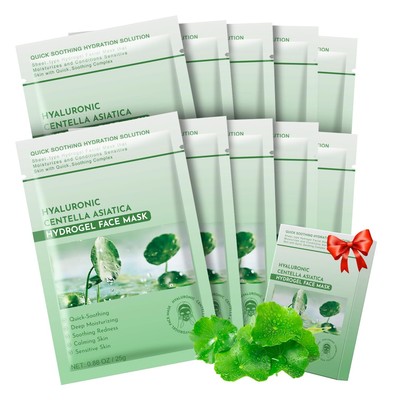 Calming Mask for Face, Centella Asiatica Calming Mask, Facial Masks with Aloe Hy