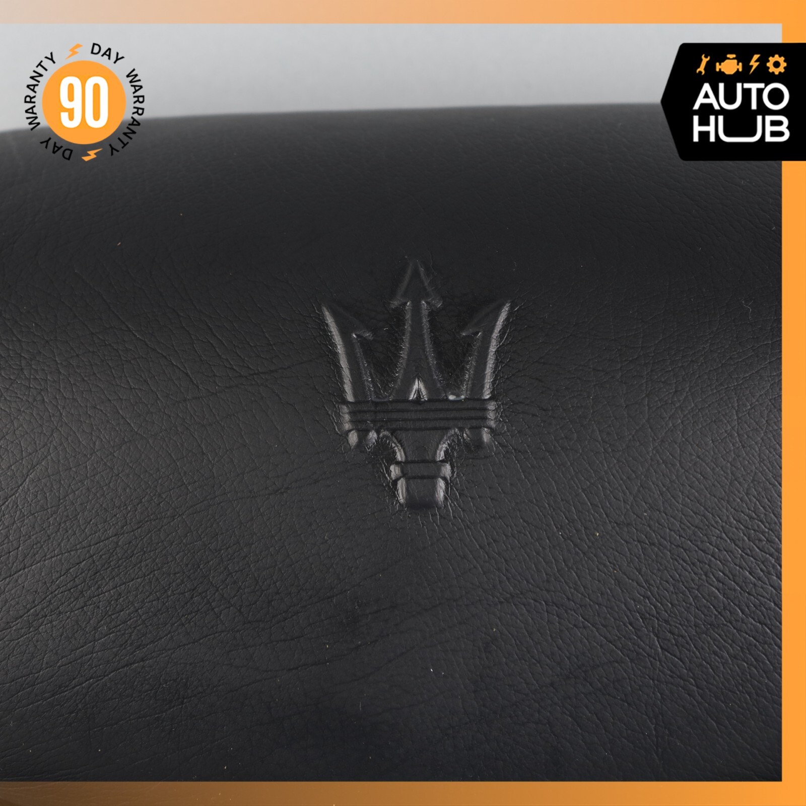 03-13 Maserati Quattroporte M139 Rear Center Seat Headrest Black OEM 51k