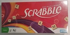 NEW SCRABBLE Board Game Crossword Family Game Night Hasbro Sealed Box 2007 Ed.