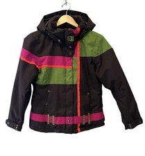 Obermeyer Girls Snowboard Ski Colorblock Winter Bella Jacket Size 14 Juniors
