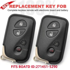 2Replacement for Lexus RX350 10 11 12 2013 2014 2015 Smart Key Fob HYQ14ACX 5290