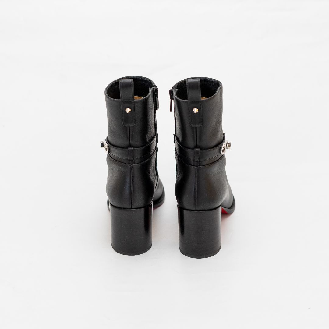 Chr. Louboutin Lock Booty 70mm 37 with Hermès image 4